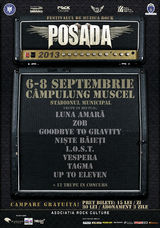 Festivalul Posada Rock 2013 in septembrie la Campulung Muscel