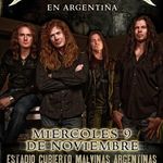 Filmari si interviu cu Megadeth in Argentina